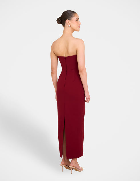 Bex Twist Front Strapless Maxi
